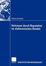 Vertrauen durch Reputation im elektronischen Handel