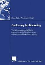 Fundierung des Marketing