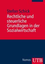 Rechtliche und steuerliche Grundlagen in der Sozialwirtschaft