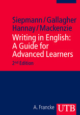 Writing in English: A Guide for Advanced Learners