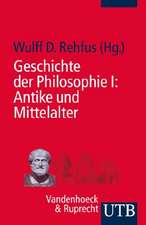 Geschichte der Philosophie 1: Antike und Mittelalter