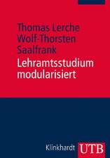 Lehramtsstudium modularisiert