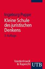 Kleine Schule Des Juristischen Denkens: Ein Lernbuch Zu Wortschatz Und Formenlehre