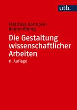 Die Gestaltung wissenschaftlicher Arbeiten