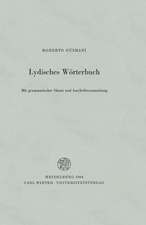 Lydisches Worterbuch: Mit Grammatischer Skizze Und Inschriftensammlung