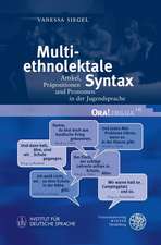 Multiethnolektale Syntax