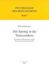 Der Sprung in die Transzendenz