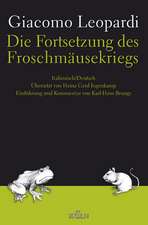 Die Fortsetzung des Froschmäusekriegs