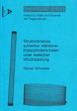 Strukturanalyse schlanker stählerner Kreiszylinderschalen unter statischer Windbelastung