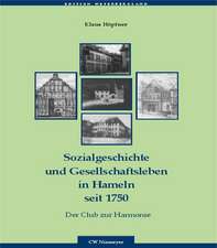 Sozialgeschichte und Gesellschaftsleben in Hameln seit 1750