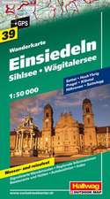 Einsiedeln, Sihlsee Wanderkarte 1 : 50 000