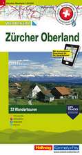 Hallwag Touren-Wanderkarte 01. Züricher Oberland 1 : 50 000