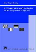 Verbraucherschutz und Partizipationen aus der europäischen Perspektive