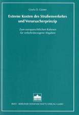 Externe Kosten des Straßenverkehrs und Verursacherprinzip