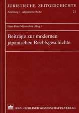 Beiträge zur modernen japanischen Rechtsgeschichte