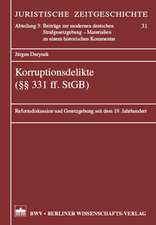 Korruptionsdelikte (§§ 331 ff. StGB)