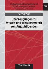 Überzeugungen zu Wissen und Wissenserwerb von Auszubildenden