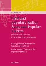 Lied und populäre Kultur / Song and Popular Culture