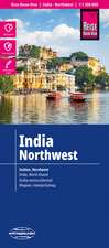 Reise Know-How Landkarte Indien, Nordwest / India, Northwest (1:1.300.000)