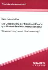 Die Obsoleszenz der Spielraumtheorie qua Unwert-Strafwert-Interdepende nz