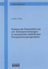 Analyse der Parametrierung von Schutzeinrichtungen in vermaschten elektrischen Energieversorgungsnetzen