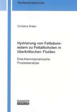 Hydrierung von Fettsäureestern zu Fettalkoholen in überkritischen Fluiden