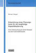 Entwicklung eines Planungstools für die langfristige Kapazitätsplanung