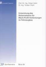 Entwicklung des Bolzensetzens für Blech-Profil-Verbindungen im Fahrzeugbau