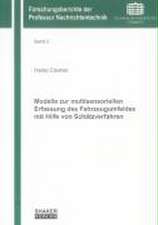 Modelle zur multisensoriellen Erfassung des Fahrzeugumfeldes mit Hilfe von Schätzverfahren