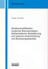 Strukturmodifikation moderner Bremsscheiben: Mathematische Modellierung und passive Unterdrückung von Bremsenquietschen