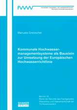 Kommunale Hochwassermanagementsysteme als Baustein zur Umsetzung der Europäischen Hochwasserrichtlinie