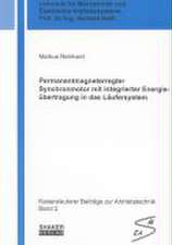 Permanentmagneterregter Synchronmotor mit integrierter Energieübertragung in das Läufersystem