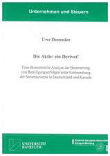 Die Aktie: ein Derivat!