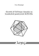 Growth of Cscl-Type Domains on Icosahedral Quasicrystal Al-Pd-MN