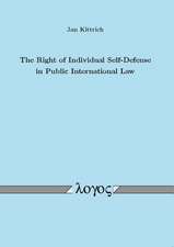 The Right of Individual Self-Defense in Public International Law