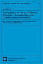 Trassenpreise zwischen effizienter Allokation, Kostendeckung und Diskriminierungspotentialen