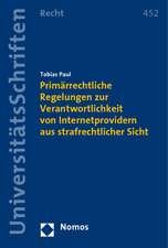 Primärrechtliche Regelungen zur Verantwortlichkeit von Internetprovidern aus strafrechtlicher Sicht