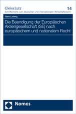 Die Beendigung der Europäischen Aktiengesellschaft (SE) nach europäischem und nationalem Recht