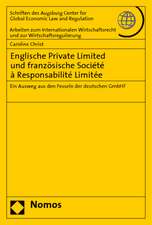 Englische Private Limited und französische Société à Responsabilité Limitée