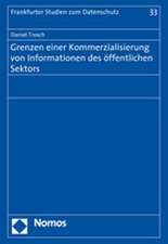 Grenzen Einer Kommerzialisierung Von Informationen Des Offentlichen Sektors: Die Normativitat Der Moderne