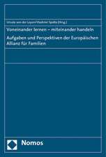 Voneinander lernen - miteinander handeln