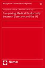 Comparing Medical Productivity between Germany and the US