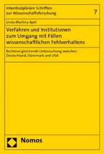 Apel, L: Verfahren und Institutionen zum Umgang