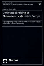 Differential Pricing of Pharmaceuticals inside Europe