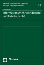 Informationsmehrwertdienste und Urheberrecht