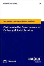 Civicness in the Governance and Delivery of Social Services