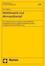 Wettbewerb und Monopolkampf