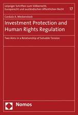 Investment Protection and Human Rights Regulation