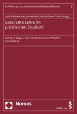 Exzellente Lehre im juristischen Studium