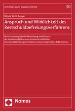 Anspruch und Wirklichkeit des Restschuldbefreiungsverfahrens